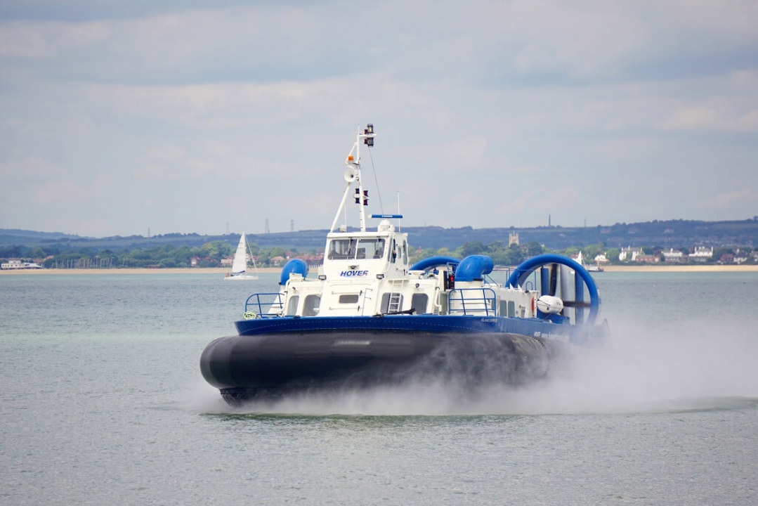 Photo of a ferry going to the Isle of Wight